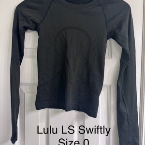 lululemon athletica Black Long Sleeve Tee